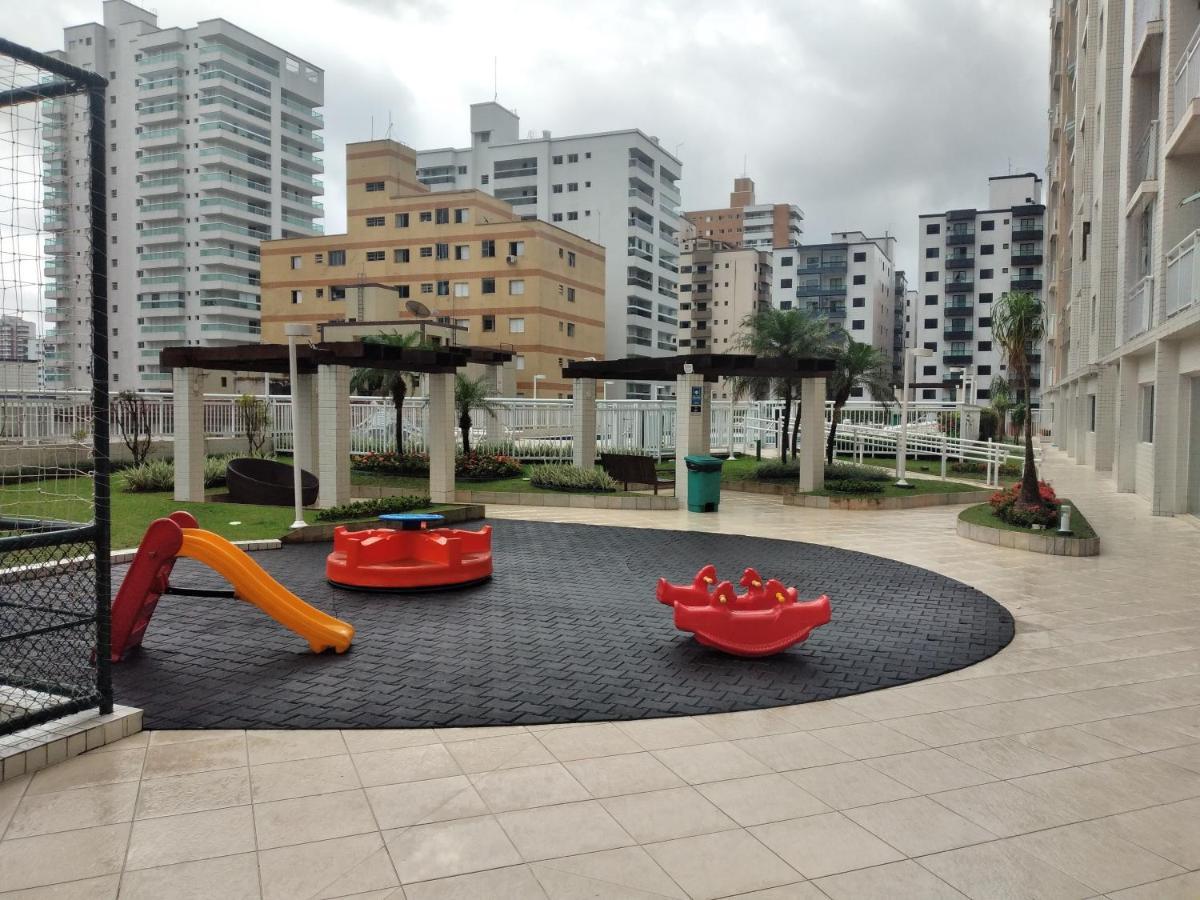 Lindo Apartamento Novo Praia Grande Ocian 50 Metros Da Praia Extérieur photo